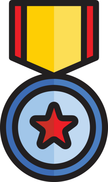 Kazanan ikon sembolü, ödül ödülünün renk tasarımı ile tasarımı ile tasvir edilmesi, modern grafik sanatları dijital tasarımı için mükemmel bir başarı ve zafer sembolü.