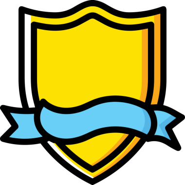 Kazanan ikon sembolü, ödül ödülünün renk tasarımı ile tasarımı ile tasvir edilmesi, modern grafik sanatları dijital tasarımı için mükemmel bir başarı ve zafer sembolü.