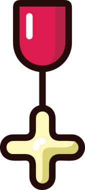 Kazanan ikon sembolü, ödül ödülünün renk tasarımı ile tasarımı ile tasvir edilmesi, modern grafik sanatları dijital tasarımı için mükemmel bir başarı ve zafer sembolü.