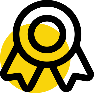 Kazanan ikon sembolü, ödül ödülünün renk tasarımı ile tasarımı ile tasvir edilmesi, modern grafik sanatları dijital tasarımı için mükemmel bir başarı ve zafer sembolü.