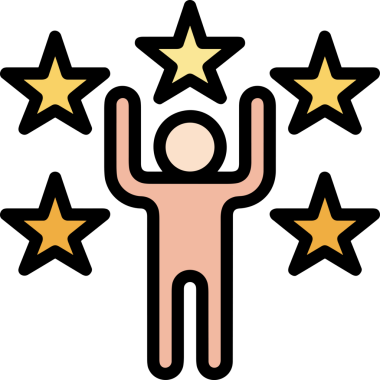 Kazanan ikon sembolü, ödül ödülünün renk tasarımı ile tasarımı ile tasvir edilmesi, modern grafik sanatları dijital tasarımı için mükemmel bir başarı ve zafer sembolü.