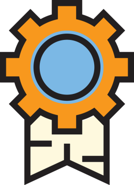 Kazanan ikon sembolü, ödül ödülünün renk tasarımı ile tasarımı ile tasvir edilmesi, modern grafik sanatları dijital tasarımı için mükemmel bir başarı ve zafer sembolü.