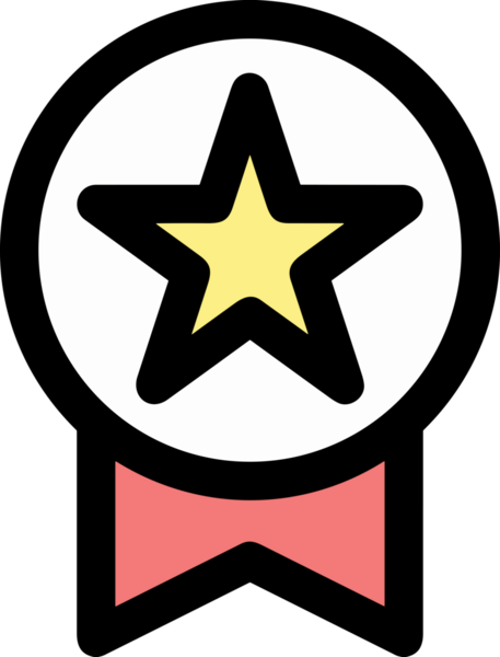 Kazanan ikon sembolü, ödül ödülünün renk tasarımı ile tasarımı ile tasvir edilmesi, modern grafik sanatları dijital tasarımı için mükemmel bir başarı ve zafer sembolü.