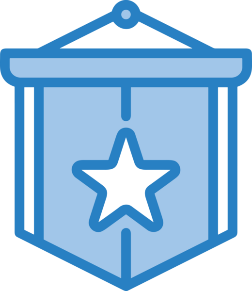 Kazanan ikon sembolü, ödül ödülünün renk tasarımı ile tasarımı ile tasvir edilmesi, modern grafik sanatları dijital tasarımı için mükemmel bir başarı ve zafer sembolü.