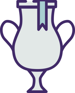 Kazanan ikon sembolü, ödül ödülünün renk tasarımı ile tasarımı ile tasvir edilmesi, modern grafik sanatları dijital tasarımı için mükemmel bir başarı ve zafer sembolü.