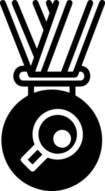 Kazanan ikon sembolü, ödül ödülünün renk tasarımı ile tasarımı ile tasvir edilmesi, modern grafik sanatları dijital tasarımı için mükemmel bir başarı ve zafer sembolü.