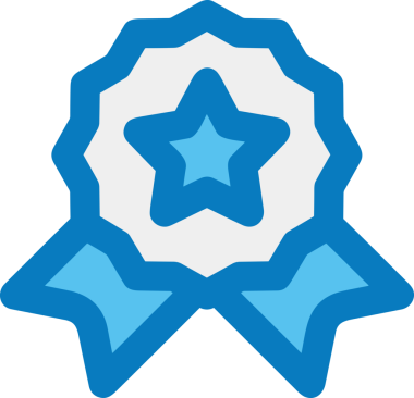 Kazanan ikon sembolü, ödül ödülünün renk tasarımı ile tasarımı ile tasvir edilmesi, modern grafik sanatları dijital tasarımı için mükemmel bir başarı ve zafer sembolü.