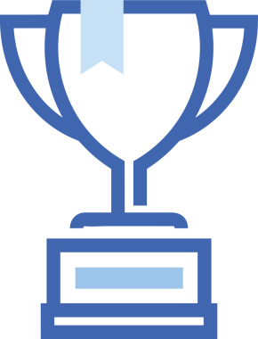 Kazanan ikon sembolü, ödül ödülünün renk tasarımı ile tasarımı ile tasvir edilmesi, modern grafik sanatları dijital tasarımı için mükemmel bir başarı ve zafer sembolü.