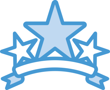 Kazanan ikon sembolü, ödül ödülünün renk tasarımı ile tasarımı ile tasvir edilmesi, modern grafik sanatları dijital tasarımı için mükemmel bir başarı ve zafer sembolü.