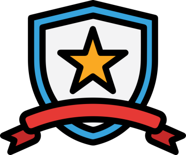 Kazanan ikon sembolü, ödül ödülünün renk tasarımı ile tasarımı ile tasvir edilmesi, modern grafik sanatları dijital tasarımı için mükemmel bir başarı ve zafer sembolü.