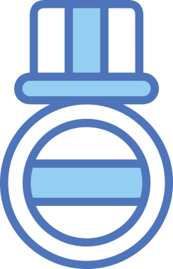 Kazanan ikon sembolü, ödül ödülünün renk tasarımı ile tasarımı ile tasvir edilmesi, modern grafik sanatları dijital tasarımı için mükemmel bir başarı ve zafer sembolü.