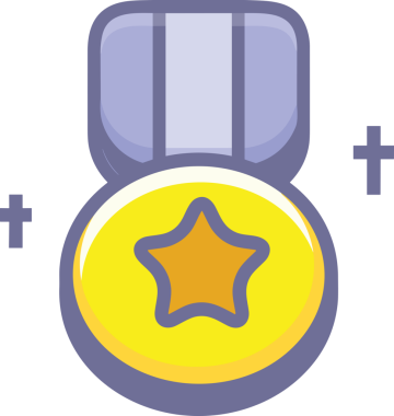 Kazanan ikon sembolü, ödül ödülünün renk tasarımı ile tasarımı ile tasvir edilmesi, modern grafik sanatları dijital tasarımı için mükemmel bir başarı ve zafer sembolü.