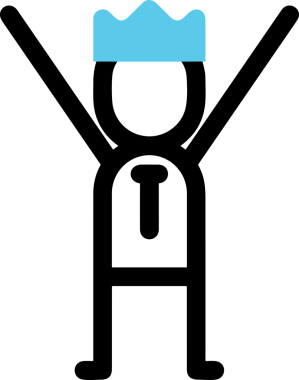 Kazanan ikon sembolü, ödül ödülünün renk tasarımı ile tasarımı ile tasvir edilmesi, modern grafik sanatları dijital tasarımı için mükemmel bir başarı ve zafer sembolü.