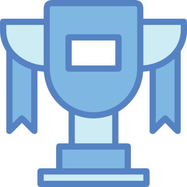 Kazanan ikon sembolü, ödül ödülünün renk tasarımı ile tasarımı ile tasvir edilmesi, modern grafik sanatları dijital tasarımı için mükemmel bir başarı ve zafer sembolü.