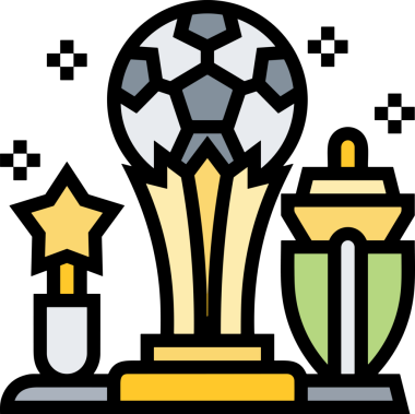 Kazanan ikon sembolü, ödül ödülünün renk tasarımı ile tasarımı ile tasvir edilmesi, modern grafik sanatları dijital tasarımı için mükemmel bir başarı ve zafer sembolü.