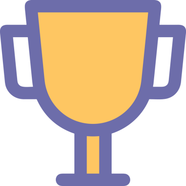 Kazanan ikon sembolü, ödül ödülünün renk tasarımı ile tasarımı ile tasvir edilmesi, modern grafik sanatları dijital tasarımı için mükemmel bir başarı ve zafer sembolü.