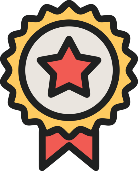 Kazanan ikon sembolü, ödül ödülünün renk tasarımı ile tasarımı ile tasvir edilmesi, modern grafik sanatları dijital tasarımı için mükemmel bir başarı ve zafer sembolü.