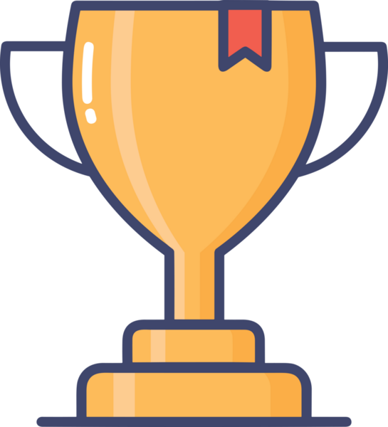 Kazanan ikon sembolü, ödül ödülünün renk tasarımı ile tasarımı ile tasvir edilmesi, modern grafik sanatları dijital tasarımı için mükemmel bir başarı ve zafer sembolü.