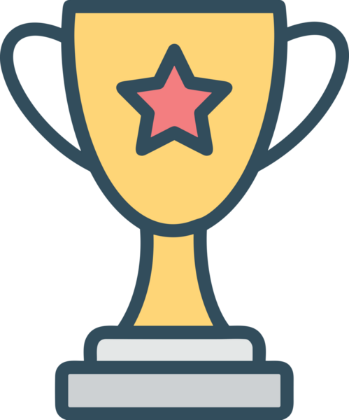 Kazanan ikon sembolü, ödül ödülünün renk tasarımı ile tasarımı ile tasvir edilmesi, modern grafik sanatları dijital tasarımı için mükemmel bir başarı ve zafer sembolü.