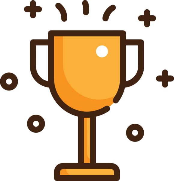 Kazanan ikon sembolü, ödül ödülünün renk tasarımı ile tasarımı ile tasvir edilmesi, modern grafik sanatları dijital tasarımı için mükemmel bir başarı ve zafer sembolü.