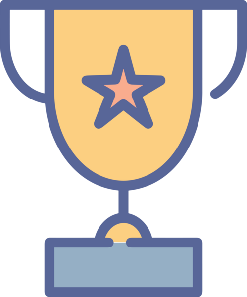 Kazanan ikon sembolü, ödül ödülünün renk tasarımı ile tasarımı ile tasvir edilmesi, modern grafik sanatları dijital tasarımı için mükemmel bir başarı ve zafer sembolü.