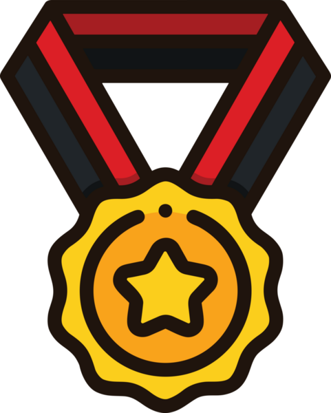 Kazanan ikon sembolü, ödül ödülünün renk tasarımı ile tasarımı ile tasvir edilmesi, modern grafik sanatları dijital tasarımı için mükemmel bir başarı ve zafer sembolü.