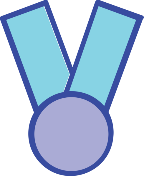 Kazanan ikon sembolü, ödül ödülünün renk tasarımı ile tasarımı ile tasvir edilmesi, modern grafik sanatları dijital tasarımı için mükemmel bir başarı ve zafer sembolü.