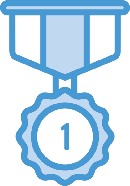 Kazanan ikon sembolü, ödül ödülünün renk tasarımı ile tasarımı ile tasvir edilmesi, modern grafik sanatları dijital tasarımı için mükemmel bir başarı ve zafer sembolü.
