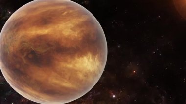 Uzay gezegenleri, nebula ve yıldızlar. Bilim kurgu duvar kağıdı. Bu görüntünün unsurları Nasa tarafından desteklenmektedir