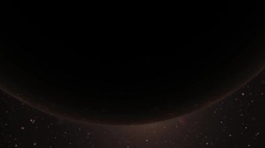 Yıldızlı Mars gezegeni. yüksek çözünürlük.