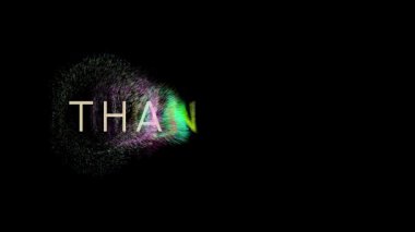 Siyah arkaplana yazdığınız metin teşekkür ederim.