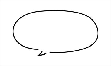 Konuşma balonu vektör set