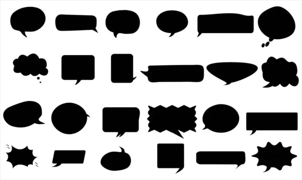 Konuşma balonu vektör set
