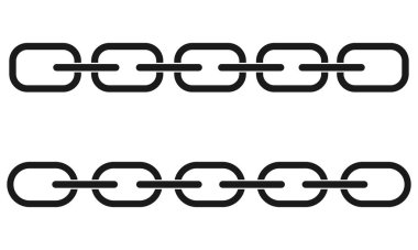 Bağlantı ve Güçlendirme Teması Oval Bağlantılar ile Yatay Vektörleri Ayarla