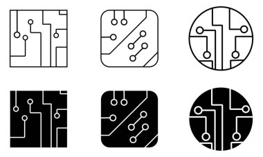 Devre levhasını Icon set 