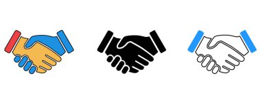 Tokalaşma Resimleri Renkli ve Asgari Ortaklık Simgeleri İş, Çeşitlilik ve İşbirliği Temaları