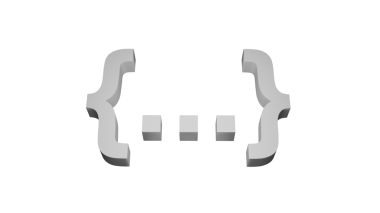 Saydam bir PNG arkaplan üzerinde, dijital tasarım ve kodlamaya bağlı kullanımlar için ideal, temiz kenarlı ve izole edilmiş 3D kıvrımlı diş teli simgesi.
