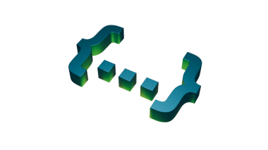 3D eğimli kıvrımlı parantez sembolü şeffaf PNG arkaplan üzerinde izole, programlama görselleri, kodlama tasarımları ve yazılımla ilgili yaratıcı projeler için mükemmel.