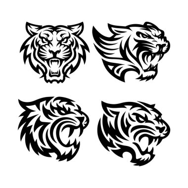 Aslan logosu şablonu. aslan logo vektörü