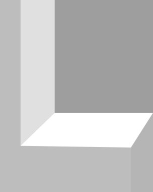 Modern grafik ve web tasarımı projeleri için ideal bir minimalist gri ve beyaz köşe arkaplanı