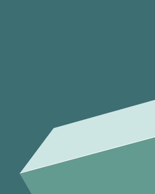 Ürün görüntüleme ve modelleme için mükemmel deniz mavisi ve beyaz şekilli minimalist geometrik bir arkaplan.