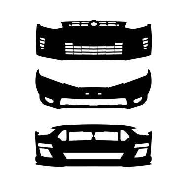 Vol 03 tabanlı vektör tabanlı siyah siluet çizimi
