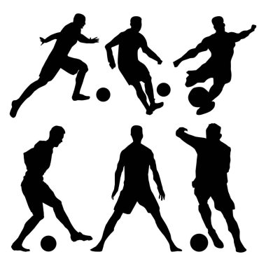 futbol oyuncusu silueti Şekil Vol 3