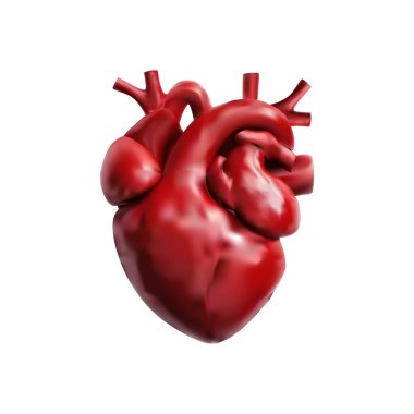 Beyaz arkaplan vol 01 üzerindeki kalp çizimi