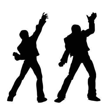 judo karate oyuncusu silueti Şekiller Çizim Vol 09
