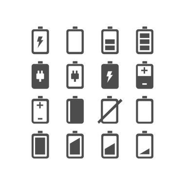 Telefon Bataryası Simgesi, şekil, Vol 01 imzası