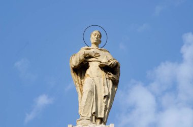 Valencia, Spain. 26-8-2025. Statue on the Veleta del Pardal