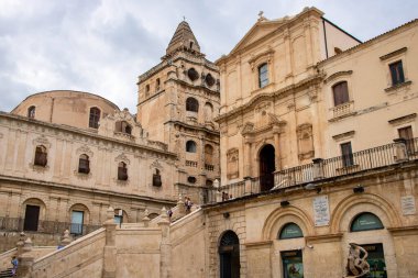 At Noto,  Italy, On 08,01,22, The Church of San Francesco d'Assisi all'mmacolata considered one of the most important religious buildings in Noto.