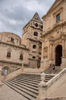 At Noto,  Italy, On 08,01,22, The Church of San Francesco d'Assisi all'mmacolata considered one of the most important religious buildings in Noto.