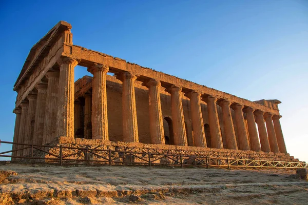 Agrigento Sicilya Talya Daki Tapınaklar Vadisi — Stok fotoğraf